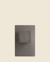 Carré Smoked Silver wall lamp